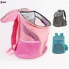 Cat Carriers Pets Go Out Backpack Large-capacity Foldable Portable Breathable Wear-resistant Small Dog And