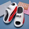 free shipping Slippers slides sliders men's summer trend all-match sports leisure indoor indoors deodorant anti-slip couple stepping on shit feeling thick soled
