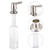 Liquid Soap Dispenser Sink Dispensers Kitchen Bathroom Accessories Foam Hand Pump Plastic Lotion Manual Wall Mounted Holder