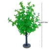 Dekorative Blumen 1pcs künstlich grünes Wunschbaum Landschaftsbau Pflanze Blumen für Heimtisch Ornament Urlaubsfeier Hochzeit DIY Dekoration