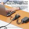 Hubs orico 7 Port USB3.0 Hub Mini Splitte Высокоскоростной ноутбук для компьютерного ноутбука MacBook Pro USB Hub