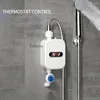 Kitchen Faucets Mini Instant Water Heater Shower Waterproof 304 Stainless Steel Non Tank Quick Heating LCD Digital