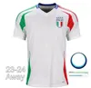 24 25 Italys Soccer Jerseys italienska tröja Scamacca Immobile Chiesa Football Shirts Raspadori Jorginho Verratti Maglia 2024 2025 Italiana National Team