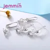 Orecchini a pennello Accessorio per gioielli fine 925 Risultati di orecchini in argento sterling con componenti fai -da -te in cristallo geometrico gioielli