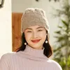 Kadın Kış Kaşmir Kova Şapkaları Kadın Örme Knited Fower Fisherman Şapkaları Kadınlar Bob Cap Casual Vintage Gorras Soft 240325