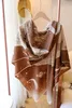 Кашемир шелк -шарф дизайнер женщин мужчина шарф лошадь бренд роскошный большой квадратный шарф