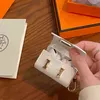 AirPodpro3 -Hülle Leder -Ohrhörer -Protektor Designer Airpods1/2 Earphone -Paket Feste Farbbluetooth -Kopfhörerhülle