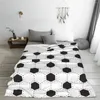 Blankets Soccer Football Sports Blanket Fleece Spring Autumn Breathable Super Soft Throw For Bedding Bedroom Quilt