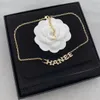 With Box Classic Pendant Necklaces for Women Elegant Necklace Highly Quality Pearl Choker Chains Designer Jewelry 18K Plated Gold Wedding Party Gift