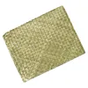 Table Mats Insulation Pads Placemats Woven Modern Decorations For Seaweed Farmhouse Straw Dining Accessories Rustic