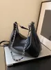 Hobo Soft Leather Large Capacity Women Shoulder Bags Simple Zipper Design Female Commuter Handbags Fashion Chains Underarm Bag