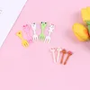 FORCHI 8/10/24 pezzi Mini frutta per bambini per bambini Pranzo Pranzo Pick Dessert Fork Snack Decoration Bento Decorazione