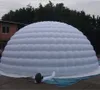 wholesale Popular oxford cloth white inflatable igloo dome tent with blower for service equipment-001