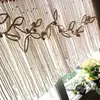 Tapestries vintage valance macrame bladeren muur hangen voor raam boho gordijn hoofdeinde decor - zonder staaf