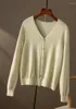 Women's Knits Thin High Quality 2024 Women Cardigan Sweater Mujer Linen COTTON Abrigo Invierno Para