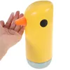 Flytande tvåldispenser gul automatisk tecknad skum skummande handdispensers anka barn