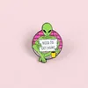 Moet naar huis ET Ela -pin Custom Alien -broches voor shirt revers rugzak banner grappige badge sieradencadeau voor kinderen vrienden