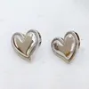 Pendientes de sementales 5Pairs Tiny Heart Smooth Metallic Vintage Classic Wholesale Women Jewelry Gift 30875