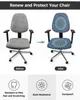 Coperture per sedie rotonde fiore elastico poltrona elastico coperchio per computer allungabile seggiolino split per ufficio rimovibile