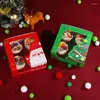 Geschenkwikkel Cupcake Boxes Christmas Cookie Bakery met raamfeestje Wedding Box Gunsten voor gast- en kinderkapverpakking