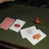 Spinning Top Best Descent par Shigeo Futaga Iarvel Magic Poker Card Close Gimmick Rotation Top Change Magic L240402
