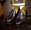 Casual schoenen Luxe klassieke stijl Tasseled Cow Leather Set Foot heren Loafers