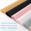 종이 40pcs 50x70cm DIY 조직 종이 포장지 선물 선물 선물 장식 꽃다발 공예 종이 의류 포장 선물 포장