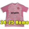 2024 2025 Porcinos FC Soccer Jerseys 24 25 Sevens Kings League Chicharito Ronaldinho Pique Football Shirts Home Pink Camisetas Futbol Maillot Foot Uniforms Top Kit