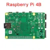 MICE RAPBERRES ORIGINAL PI 4 8 Go 2 Go 4 Go 1 Go de RAM avec ABS Adaptateur d'alimentation du boîtier ABS Aluminium thermique pour la framboise PI 4 Modèle B PI4