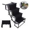 Dog Apparel Car Pet Stairs Extra Wide Portable Ladder Ramp Easy To Fold Step With Nonslip Appearance For High Beds Trucks