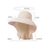 Bérets UV Anti Outdoor Fisherman Hat 2024 Wide Brim Châle Fashion Femmes Été Pêche de randonnée Visors Soleil Cap