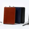 Padfolio Business Manager Clip A5 Looseleaf Creative Zipper Bag Multifunctional Notebook Office Work Meeting Record Book Customizable