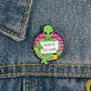 Besoin de rentrer à la maison et broches extraterrestres de la broche en émail pour la chemise Banner de badge