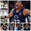 Penn State Basketball zszyta Jersey Dowolne nazwisko numer mężczyzn męskiej młodość 5 Jameel Brown 4 Puff Johnson 3 Nick Kern Jr. 2 Dmarco Dunn 22 Qudus Wahab