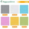 Bath Mats KPS 10PCS Non-Slip Bathroom Mat Shower Splicable Carpet Can Be Cropped Waterproof Floor Kitchen Anti-Skid