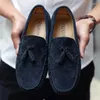 Casual schoenen Fashion lederen mannen lichtgewicht formele loafers mocassins zachte ademende slip op wandelschepen drive flats