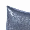 Poduszka kolor solidny brokat srebrne cekiny bling rzut obudowa sofa kawiarnia
