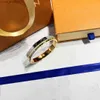 Charm Armband Classic S Women Bangle Luxury Designer Jewelry Crystal 18K Gold Plated 925 Silver Plated rostfritt stål RS Gift Bangles Mens S317 L46