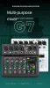 Оборудование Leedoar G7 7 Mini Sound Card Mixer Mixer USB Консоль DJ Karaoke Смартфон Профессиональная компьютерная запись 48V Live Trobcast