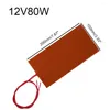 Blankets Fast Heating Pad Heater Plate Mat 0.4 W/cm² 12V/24V 150mm Line 1pc Electric Orange Silicone With Adhesive Backing Blanket