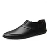 Casual Schuhe speicherte Zeh weiche Sohle bequeme Männer Solid Color Loafer Sapato Sapato Maskulino Mode Chaussure Homme