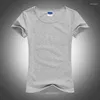 Camisetas femininas 2xl de verão teático feminino camisa mulher camisa personalizada logotipo pó t-shirt lady t-shirt sólido básico slim personalizado diy tops