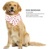 Vêtements de chien bandana mignon imprimer le triangle de coton bibs foulard pour petit chiot et chats