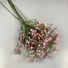 装飾的な花60cm/pc 108高品質の人工花の秋の色柔らかいゴムジプソフィラベビーベイズブーケの家の装飾