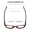 Lunettes de soleil Lunettes de lecture Femmes Men Retro Fashion Ultralight PC Full Crame Clear Lenses