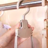 Hangers 2PCS Foldable For Clothes Travel Folding Portable Drying Rack Save Wardrobe Space Organizer Hooks