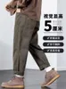 Military Green Work Suit Pants for Mens 2023 Spring and Autumn Season New Loose Tie Feet Yu Wenle Casual Harlan