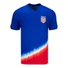 Pulisic America Jersey 2024 Reyna McKennie Balogun米国フットボールシャツ24 25キッズキットA.ロビンソンDest Aaronson Pepi Morgan Jerseyプレーヤーバージョン