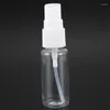 Bottiglie di stoccaggio 150x Spray a nebbia fine in plastica trasparente vuota con panno per pulizia in microfibra 20 ml Refilable Contenitore