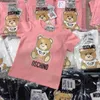 T-shirts Kids tters JACKET Design T-shirts Short Seve Tees Tops Boys Girls Children Colorful broidery Pattern T-shirts Pullover 90-150cm L46